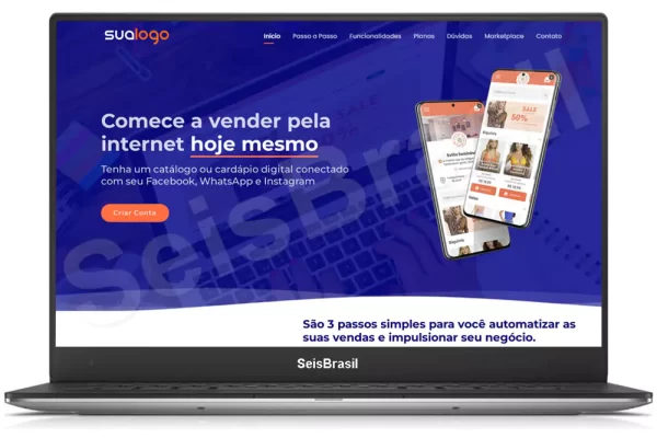 Catalogo Online Multilojas com Pedidos no Whatsapp.