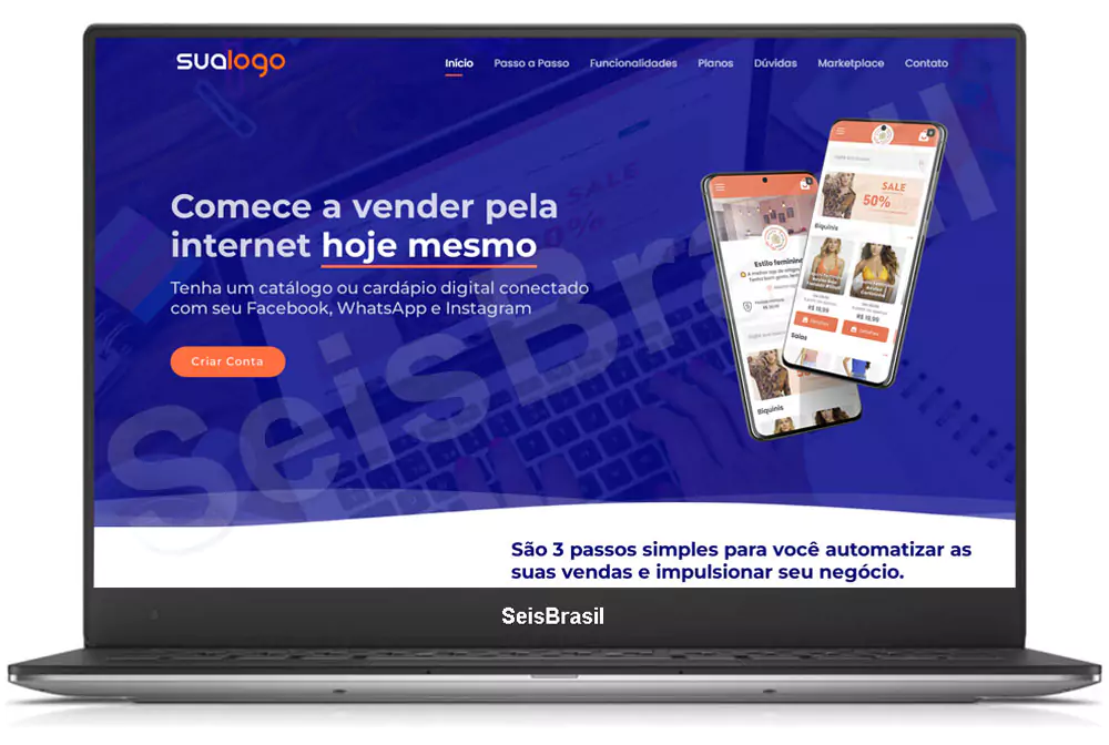 Catalogo Online Multilojas com Pedidos no Whatsapp.