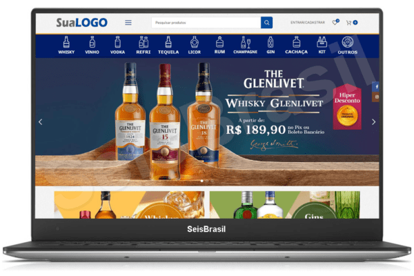 Loja Virtual Para Venda de Bebidas Online