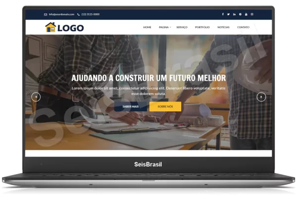 Site para Construção Civil e Arquitetura