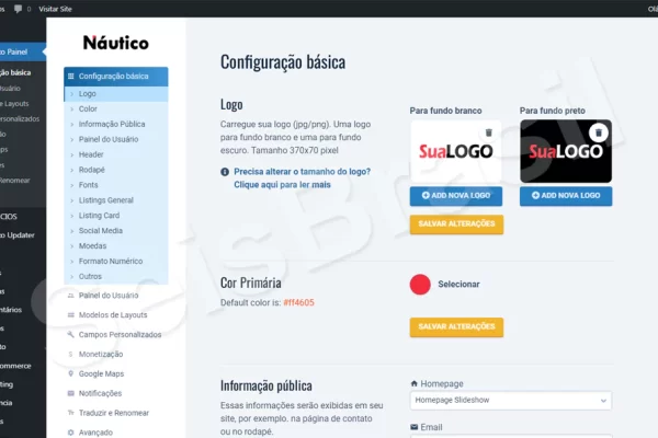 Admin Script para Classificados Náutico