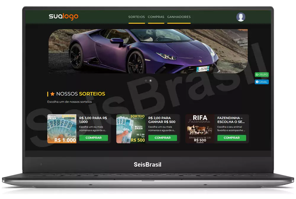 Script de Rifas Online com Pix Baixa Automática